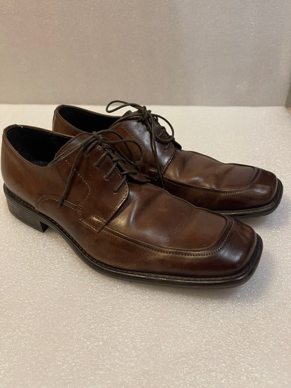 Sketchers Men's Browne Leather Lace-Up Dress Shoes
